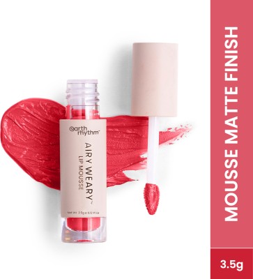 Earth Rhythm Airy Weary Lip Mousse Long Wear Liquid Matte Finish Lipstick, Molic - 3.5gm(Molic, 3.5 g)