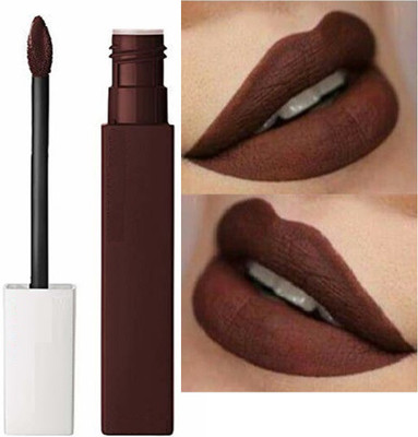 AFARAXIA Matte finish Ultra Pigmented Creamy Matte Lipstick(Brown, 3.8 g)