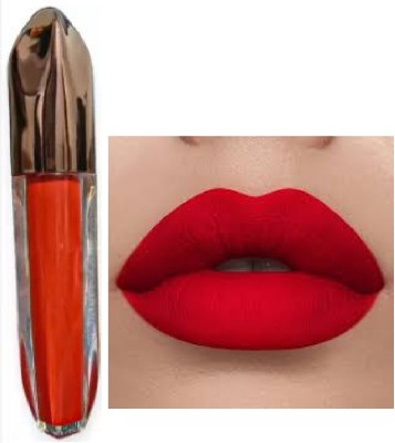 Luipui trendy red liquid matte lipstick trending waterproof pack of 1(red, 6 ml)