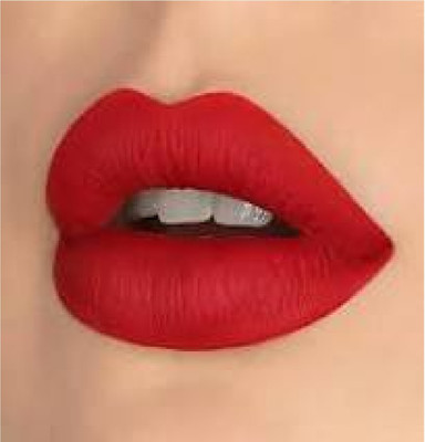Luipui trending best red liquid matte finish lipstick pack of 1 waterproof and awesome(red, 6 ml)