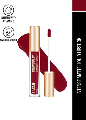 Lakmé 9to5 Primer + Matte Liquid Lip Color(MR4 Deep Maroon, 4.2 ml)