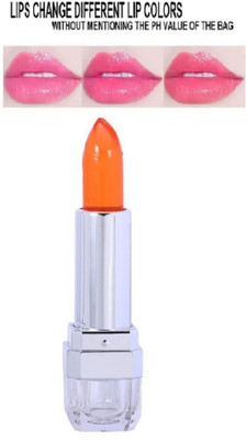 JANOST 3D Gel moisturizing Lipstick Long Lasting Hydrating for dry and Chapped lip(Orange, 3.8 g)