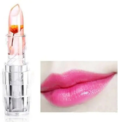 SUBIA Magic Jelly Flower Lipstick Temperature Changing Lipstick(PINK, 3.5 g)