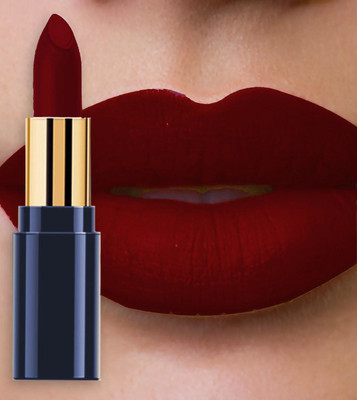 MYEONG Highly Pigmented & Rich Color Silky Matte Finish Lightweight Lipstick(SCARLET, 3.5 g)