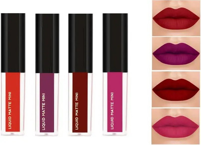Emijun Non Transfer Smudge Proof Longlasting Sensational Liquid Matte Lipstick(MAROON, 6 ml)