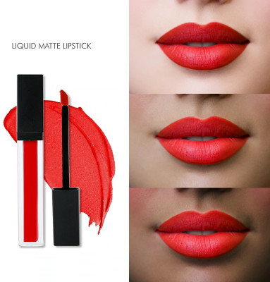 Amaryllis Liquid Lipstick Lip Ultra Smooth Pack Of 1(Red, 6 ml)
