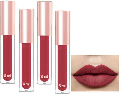 ADJD Combo Velvety Soft Finish Dark coral Weightless Formula Long Lasting Lipstick(Dark coral, 24 ml)