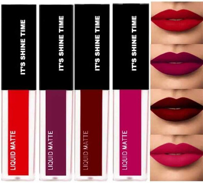 Dexklut Non Transfer Insta Beauty Waterproof Longlast Sensational Liquid Matte(Red, 6 ml)