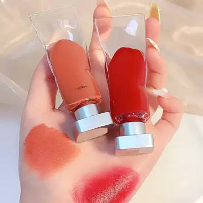 AFARAXIA ice Cube Velvet Matte Lipsticks, Long Lasting Non-Transfer Lip Color Lipstick(Red, brown, 16 g)