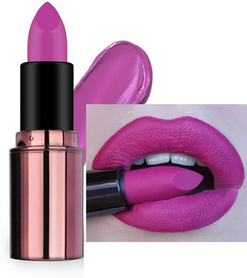 MYEONG Ultra Pigmented Creamy Long Wear Waterproof Matte Me Plum Pick Lipstick(Plum Pick, 4 g)