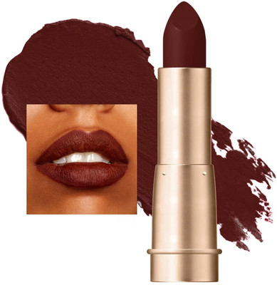 GABBU Matte Velvet Finish Full Coverage Matte Long Lasting Lipstick.(Dark Brown, 3.5 g)