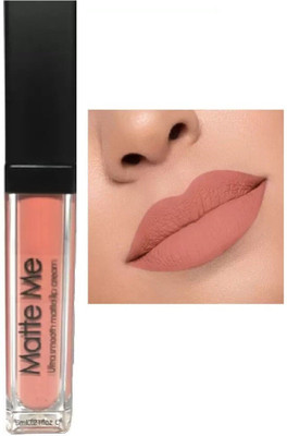 Yuency MATTE FINISH LIGHT BROWN LIQUID LIPSTICK FOR ALL SKIN TYPES(LIGHT BROWN, 6 ml)
