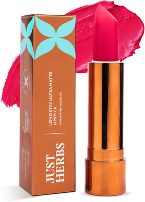Just Herbs Just Herbs Ultra Matte Bullet Lipstick 10 Bossy Pink(Bossy Pink, 4 g)