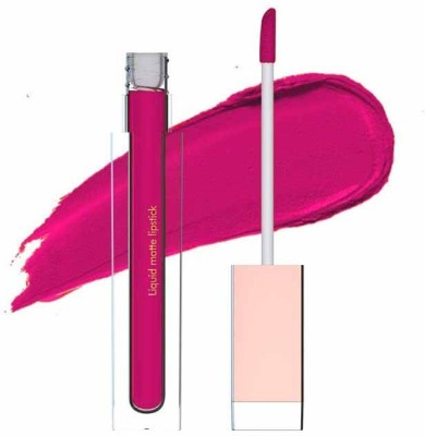 WOONGMI Highly Pigmented Matte Finish Liquid Lipstick(Magenta, 6 g)