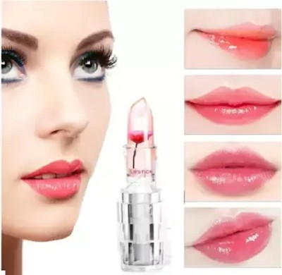 AFARAXIA Professional Waterproof Moisturizing Flower lip Glossy Lipstick(pink, 3.6 ml)