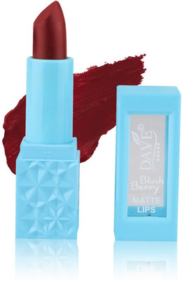 DA.VE Pure Lips Moisturizing Highly Pigmented and Long Lasting lipstick(Black Cherry, 5 ml)