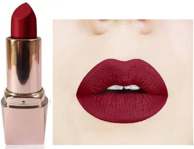 Luipui best maroon matte lipstick crayon waterproof pack of 1(maroon, 6 g)