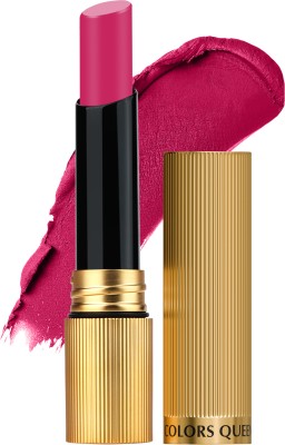 COLORS QUEEN Hold Up Full Day Lightweight, Long Lasting & Non-Transfer Matte Lipstick(102 - Vicious, 4 g)