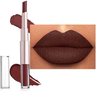 GABBU Dark Brown Full-Coverage Water-Proof Lipstick(Dark Brown, 3 ml)
