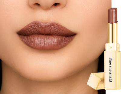 BLUEMERMAID Metallic Shine Lipstick For Creamy Formula(Brown, 3.6 ml)