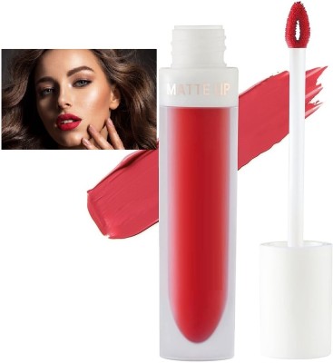 Yuency Liquid Matte Lipstick, Long Lasting, 16hr Wear Matte(RED, 4.5 ml)