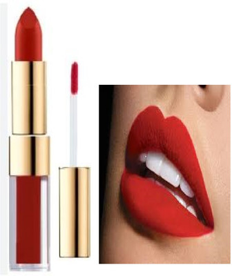 Luipui awesome and smooth best red matte finish lipstick pack of 1(red, 6 g)