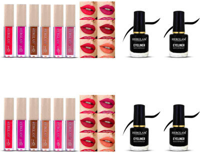 herglam Non Transfer Lipstick with Creamy Texture(Multicolor, 10 ml)