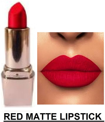 Luipui RED MATTE LIPSTICK AWESOME AND WATERPROOF(red, 6 g)