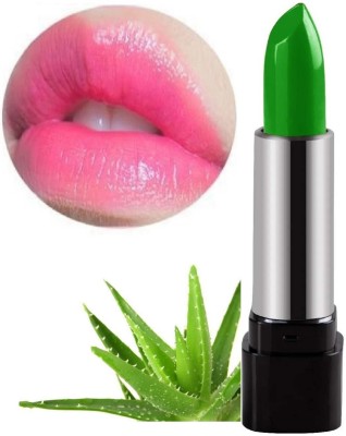 GABBU ALOE VERA COLOR SHIFT WATERPROOF MOISTURIZING LIPSTICK(Green, 3 g)