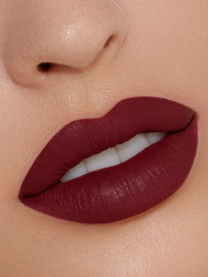 ADJD Non-Sticky Smudge Proof Matte Finish Liquid Deep red Lipstick(Deep red, 4 ml)