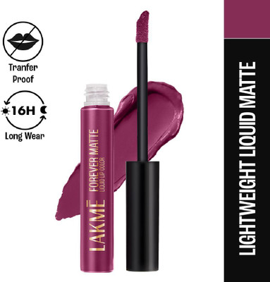 Lakmé Forever Matte Liquid Lip Colour -(Purple Pout, 5.6 ml)