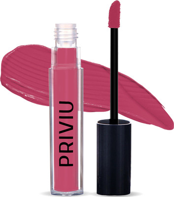 PRIVIU Hydra Matte Liquid Lipstick - Waterproof Lipstick - Super Hydrating Formula(Apple, 4 ml)