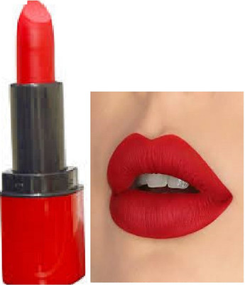Luipui new red color matte finish lipstick waterproof and awesome pack of 1(red, 6 g)