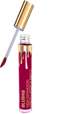 BLUSHIS High Defination Non Transfer Liquid Matte Lipstick (MATTE MAROON olour) (7m)(Matte Maroon, 7 ml)