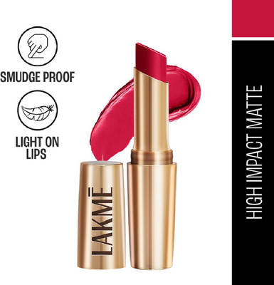 Lakmé Primer + Matte Lipstick, Lightweight, Lasts For 16Hrs(Iconic Red, 3.6 g)