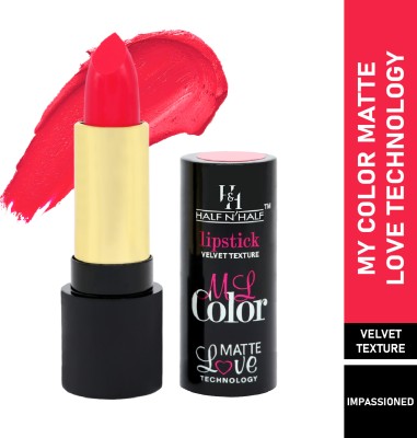 Half N Half Velvet Matte Lipstick-17 Impassioned(Impassioned, 3.8 g)