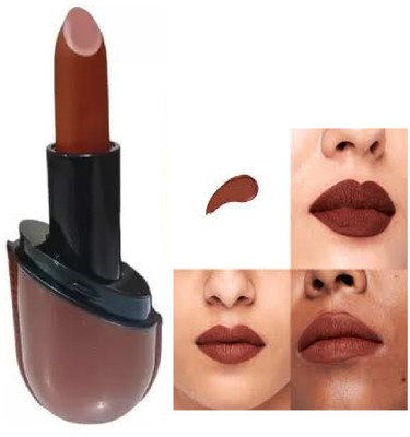 Luipui BROWN MATTE FINISH LIPSTICK PACK OF 1 WATERPROOF LONG LASTING(BROWN, 6 g)