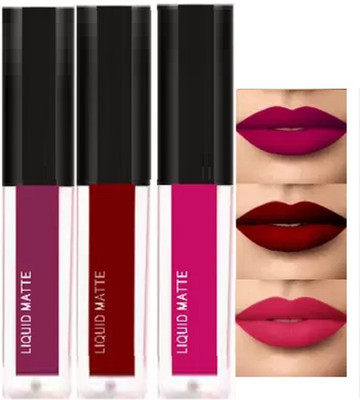 AFARAXIA Smudge proof Waterproof Long lasting Liquid matte Lipstick Non Transfer(multi, 18 ml)