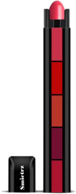K3NTERPRISES Beauty Fab Red Edition 5 in 1 Pocket Matte Lipstick(Red, 7.5 g)