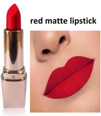 Luipui new best matte look red matte finish lipstick pack of 1(red, 6 g)