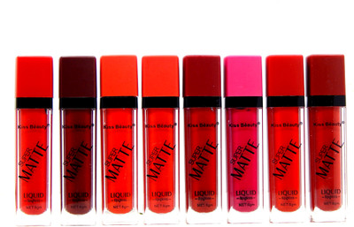 VARS LONDON Super matte superstay non transferable liquid lipstick combo pack of 8(MULTICOLOR, 8 ml)