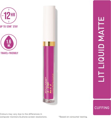 MyGlamm LIT Liquid Matte Lipstick(Cuffing, 1.6 ml)