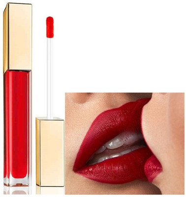 HUZURLU RED LIPSTICK TRANSPARENT LONG LASTING(BRIGHT RED, 4 ml)