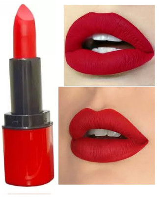Luipui best red matte finish lipstick pack of 1 smooth and smudge proof(red, 6 g)