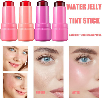 GFSU - GO FOR SOMETHING UNIQUE 4 PCS Cooling Water Jelly Tint/Blush,Chill long lasting(multicolor, 20 g)