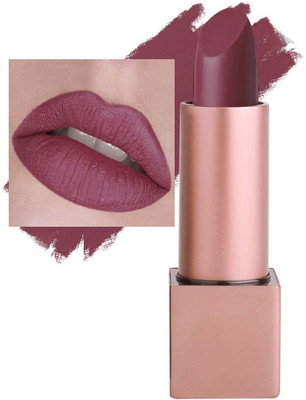 WOONGMI New Ultra Pigmented Creamy Matte Lipstick For Womens(Purple, 3.5 g)