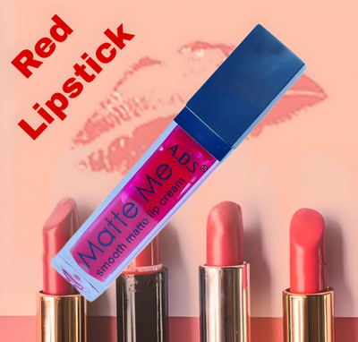 Elecsera Matte Me Ultra Smooth Lipstick Red Pink(Red, 6 ml)