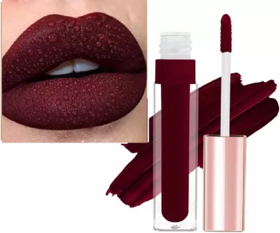 GULGLOW99 Waterproof, liquid Matte Lipstick,Ultra Smooth Maroon(Maroon, 6 ml)