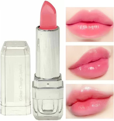 manasona Korean Color-Changing Gel Lipstick, One Swipe for Natural Lip Color(Glossy Pink, 3.6 g)