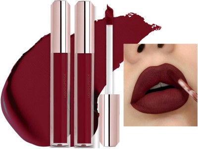 tanvi27 New Kiss Proof & Matte Finish Maroon Liquid Lipstick for Feather lite lips(Maroon, 6 ml)